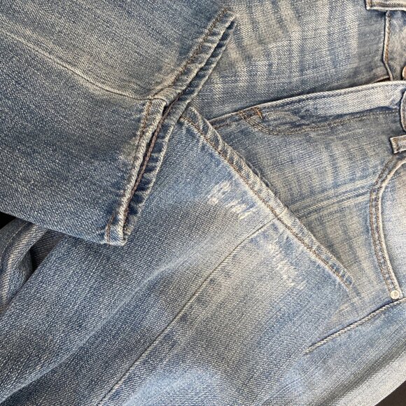 G Star Raw Womens Lanc 3D High Straight Jeans Size 27X32 Denim Restored NWT - Picture 9 of 10